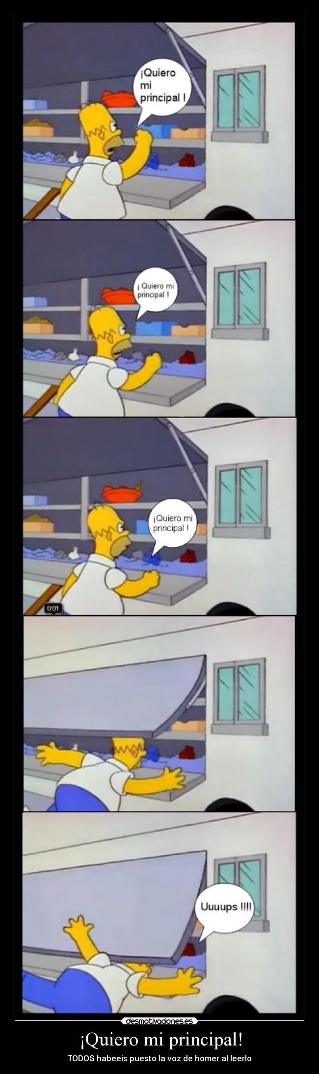 ¡Quiero mi principal! - 