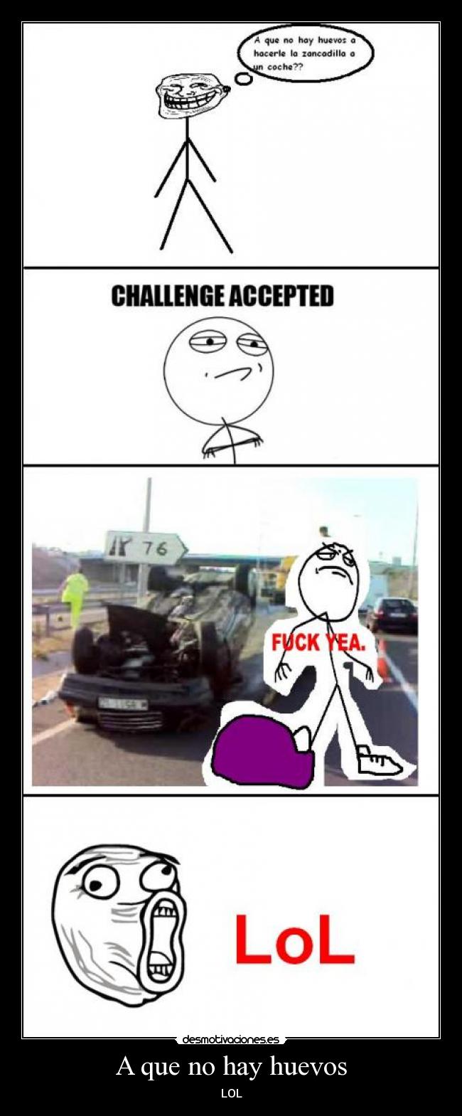 A que no hay huevos -