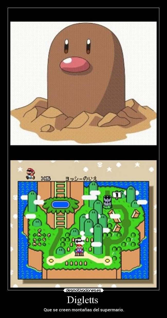 carteles diglet desmotivaciones