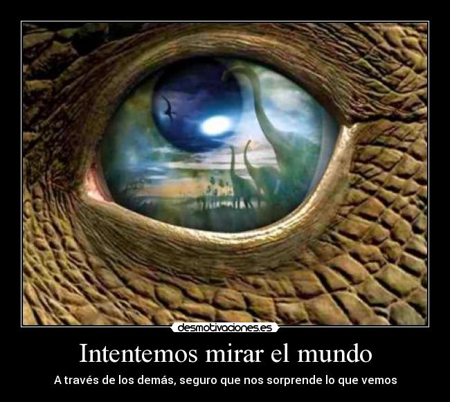 Intentemos mirar el mundo -