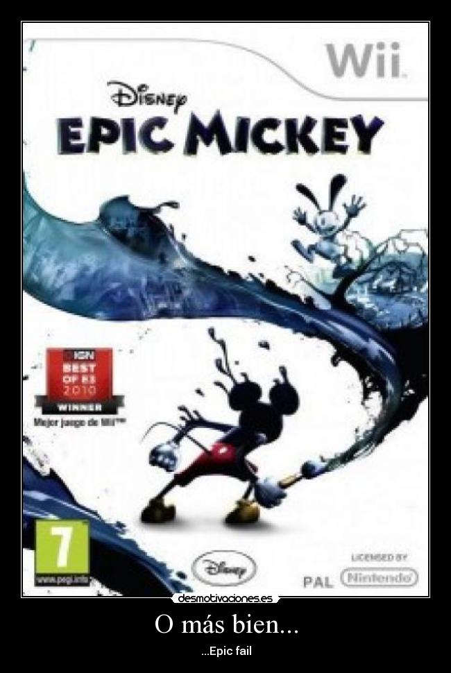 O más bien... - ...Epic fail