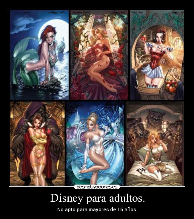 Disney para adultos. -