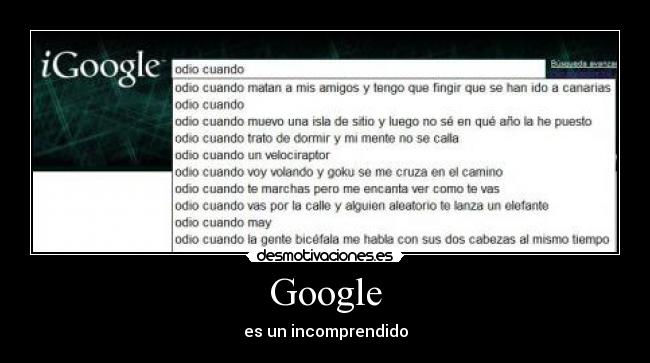Google - es un incomprendido