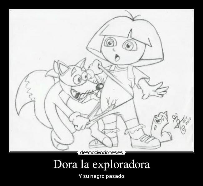 carteles dora desmotivaciones