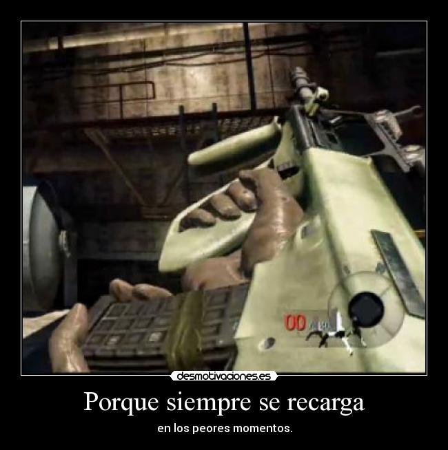 Porque siempre se recarga -