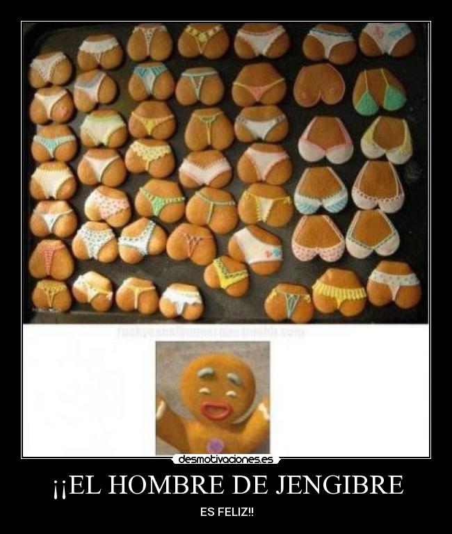 ¡¡EL HOMBRE DE JENGIBRE -