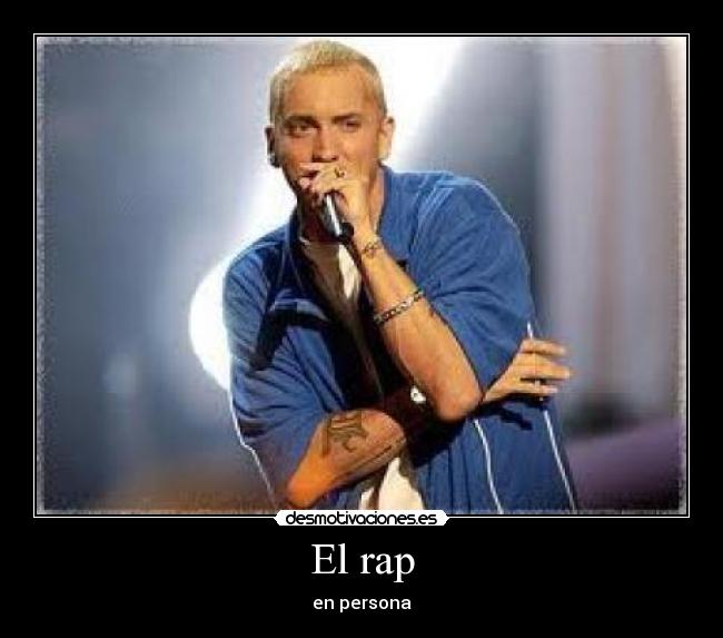 El rap - en persona