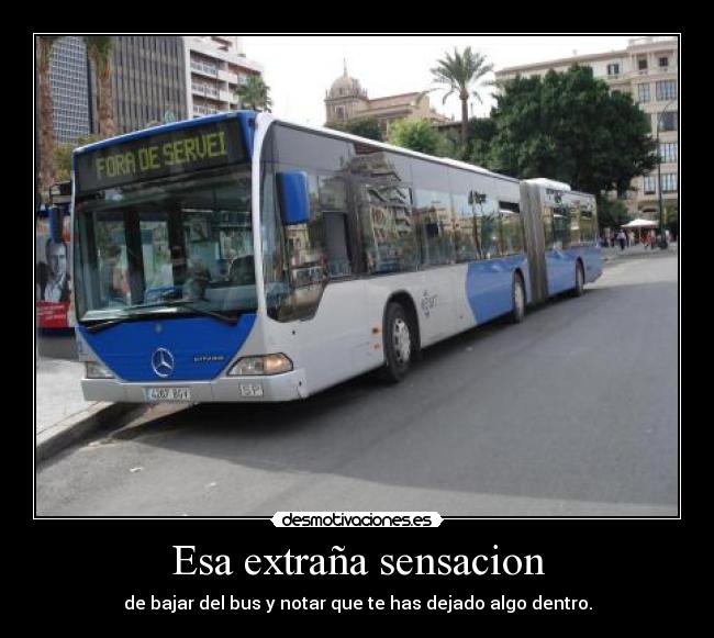 Esa extraña sensacion -