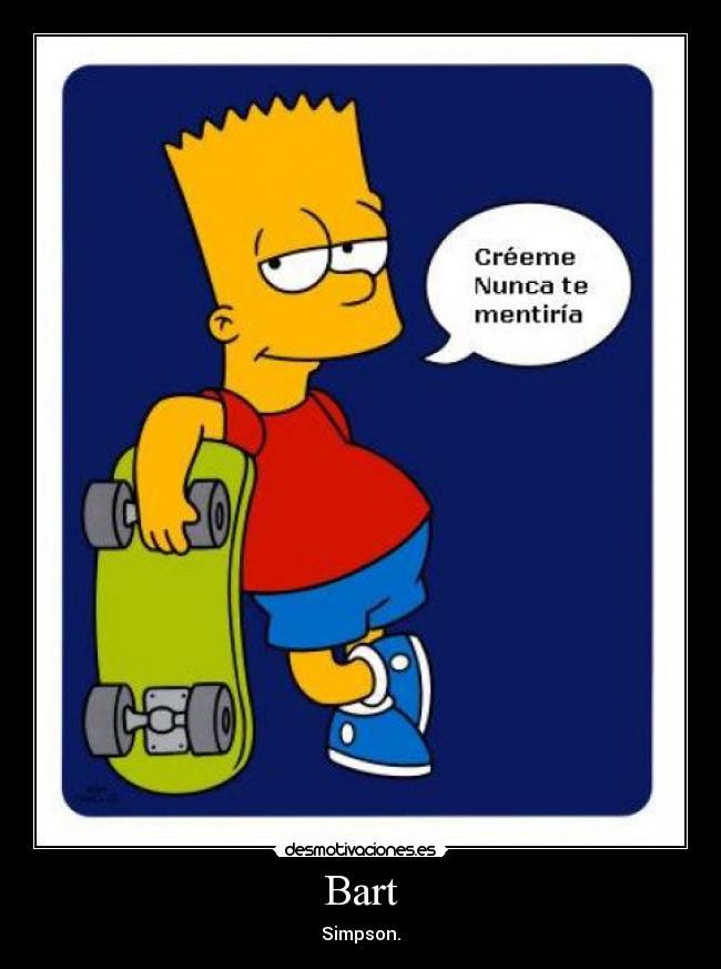 Bart - Simpson.