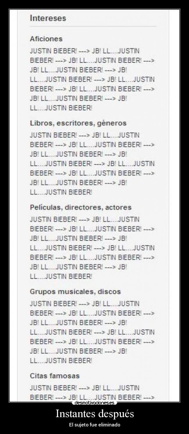 Instantes después - 