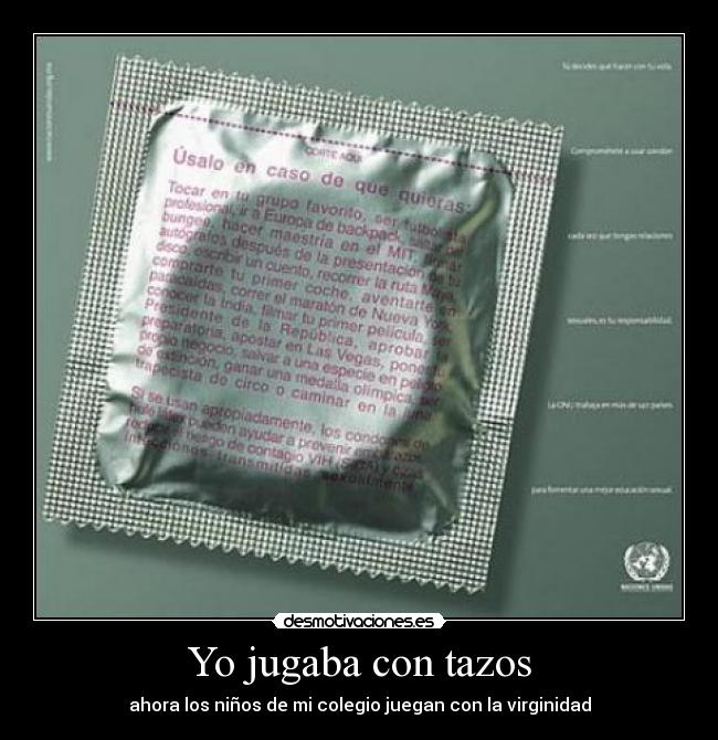 Yo jugaba con tazos - 