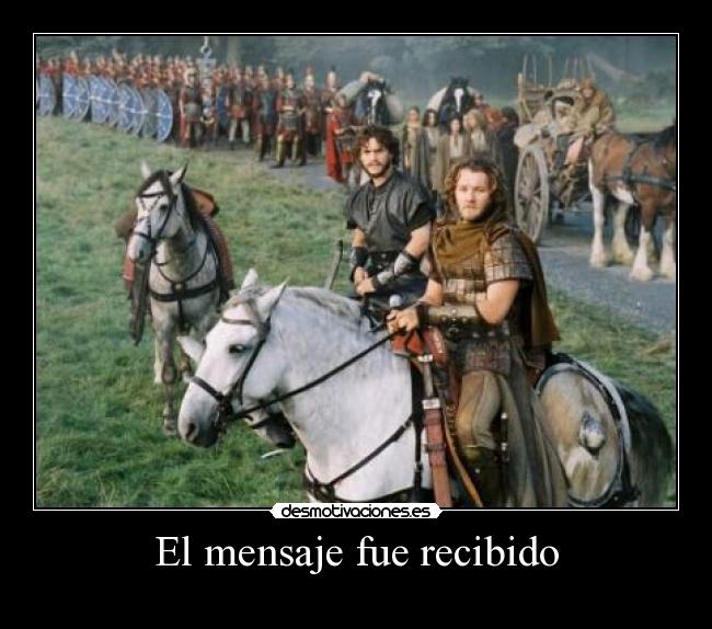 El mensaje fue recibido -