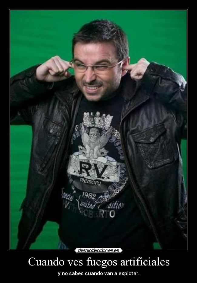 Cuando ves fuegos artificiales - 