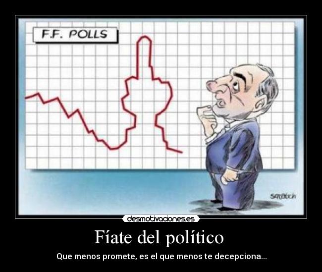 Fíate del político  - 