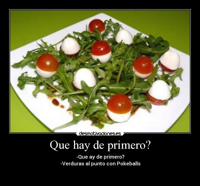 Que hay de primero? - 