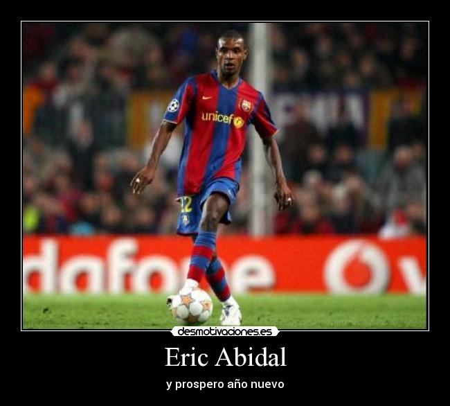 Eric Abidal - y prospero año nuevo