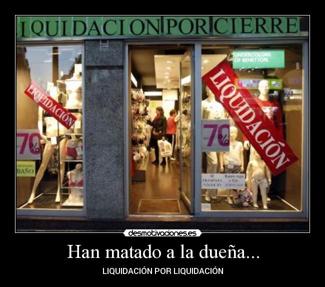 carteles liquidacion desmotivaciones