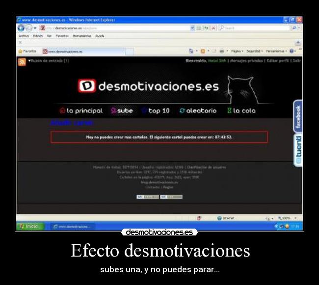Efecto desmotivaciones -