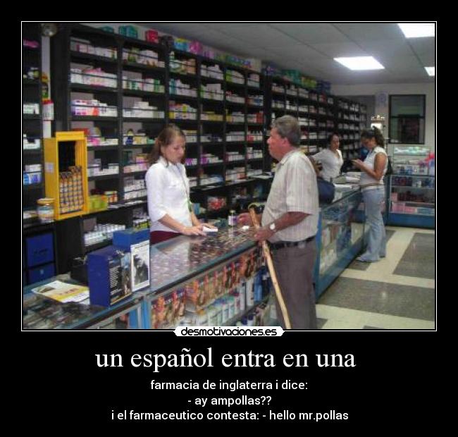 un español entra en una  - 