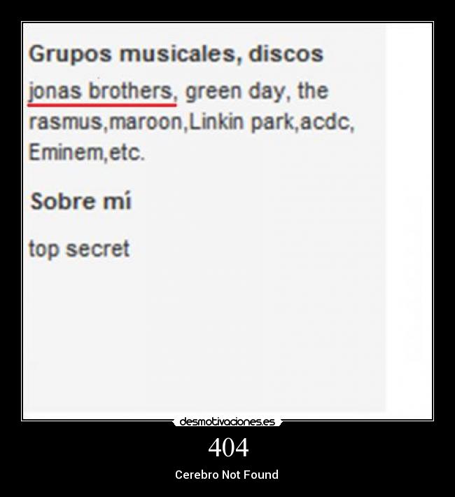 404 - Cerebro Not Found