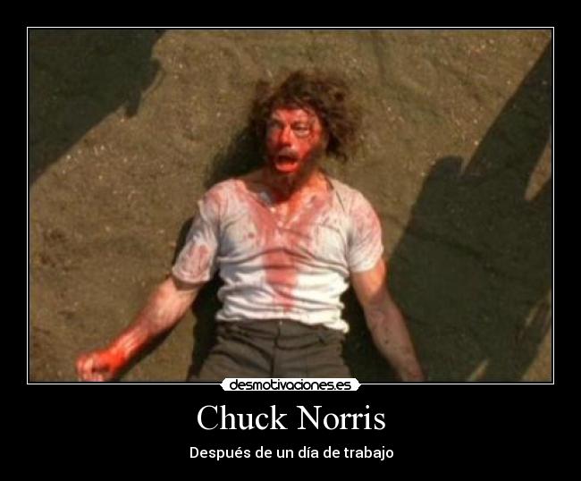 Chuck Norris - Después de un día de trabajo