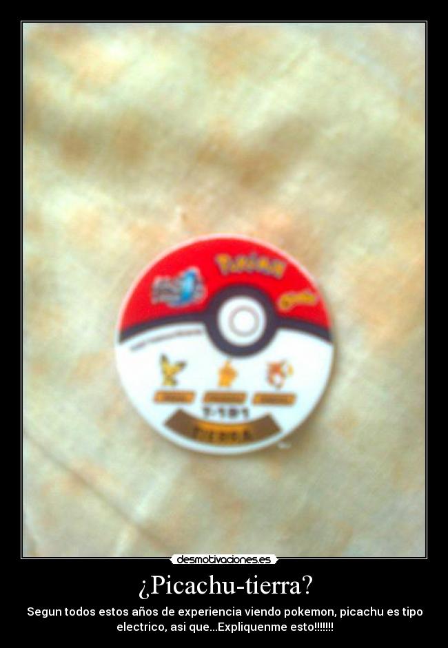 ¿Picachu-tierra? -