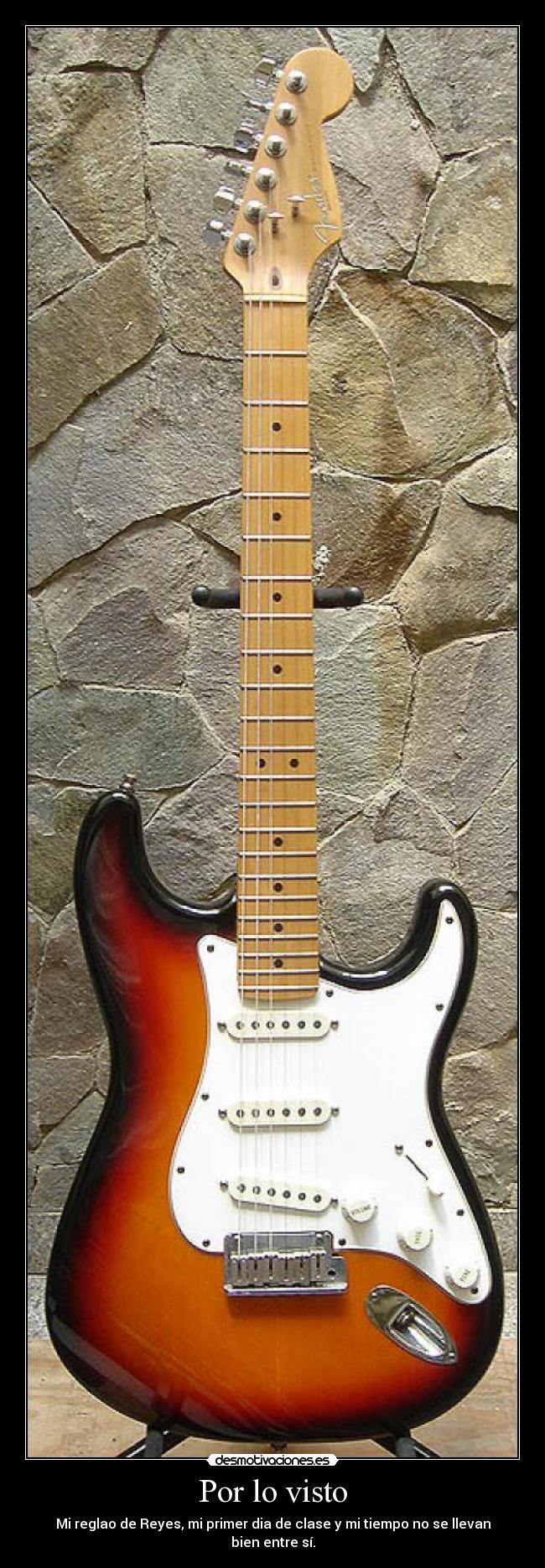 Por lo visto - Mi reglao de Reyes, mi primer dia de clase y mi tiempo no se llevan bien entre sí.