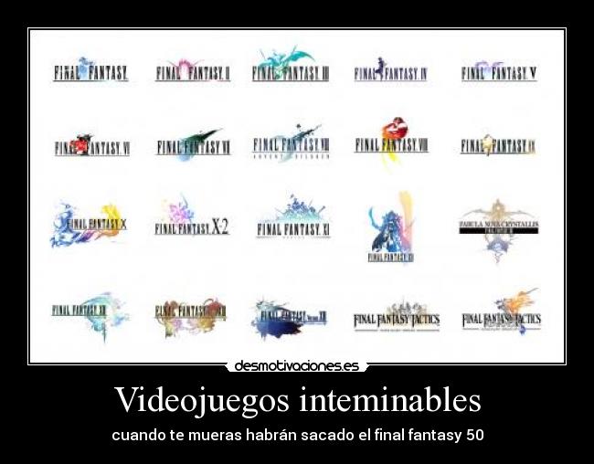 Videojuegos inteminables -