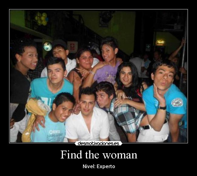 Find the woman -