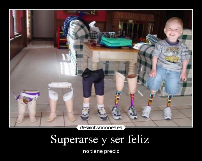 Superarse y ser feliz -