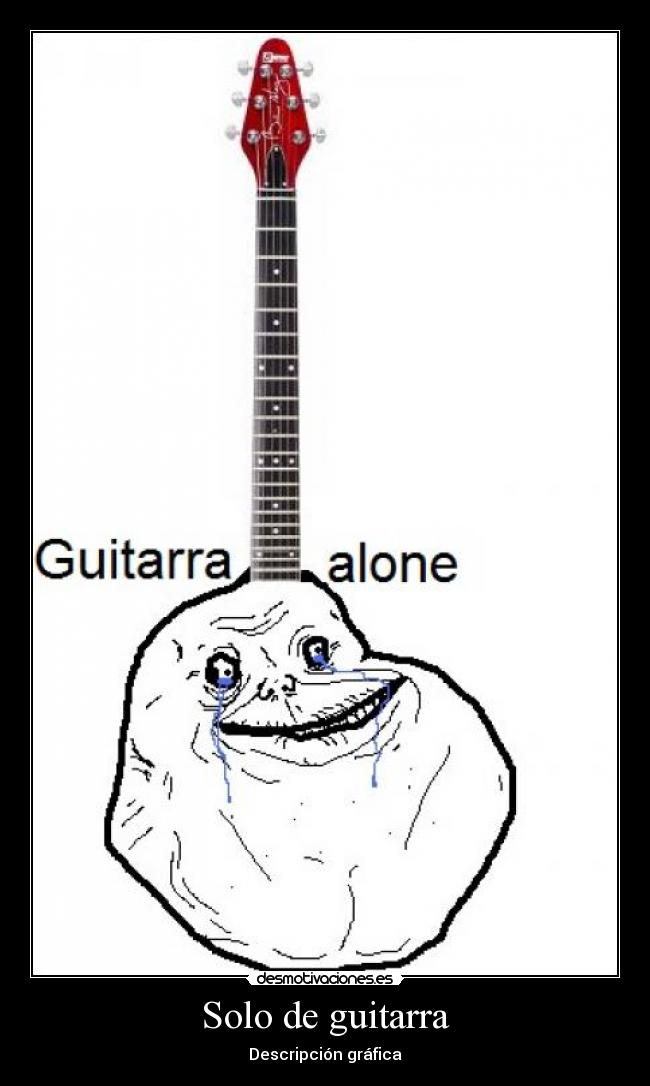 Solo de guitarra - Descripción gráfica