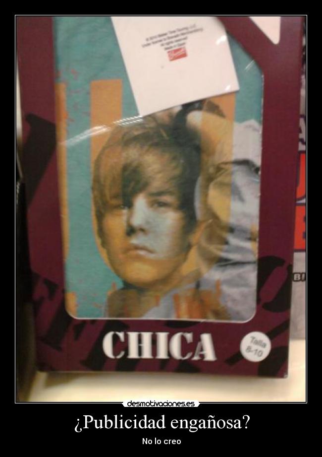 ¿Publicidad engañosa? -
