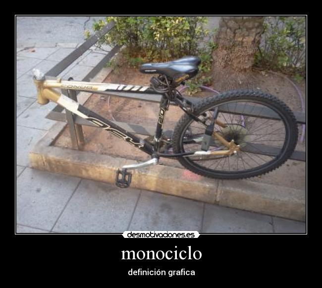 monociclo - definición grafica