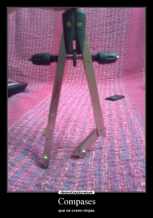 carteles compases ninjas aburrimiento desmotivaciones