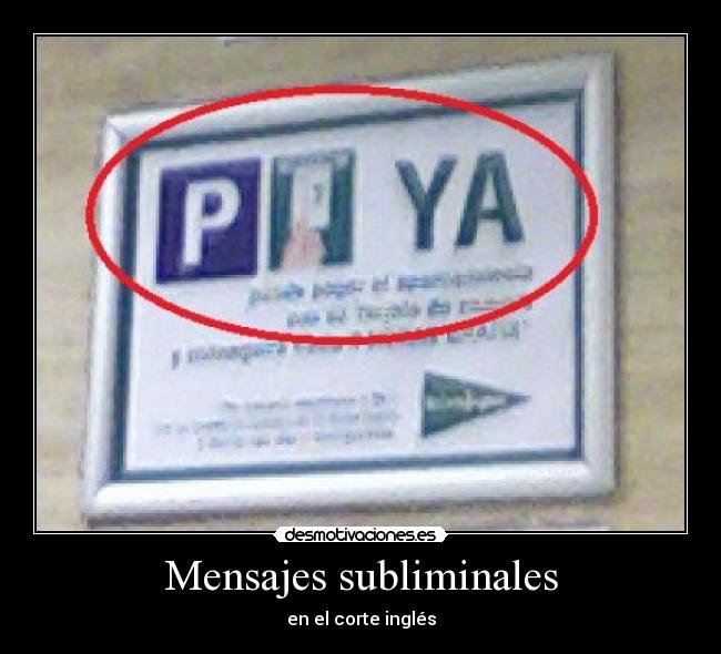 Mensajes subliminales -