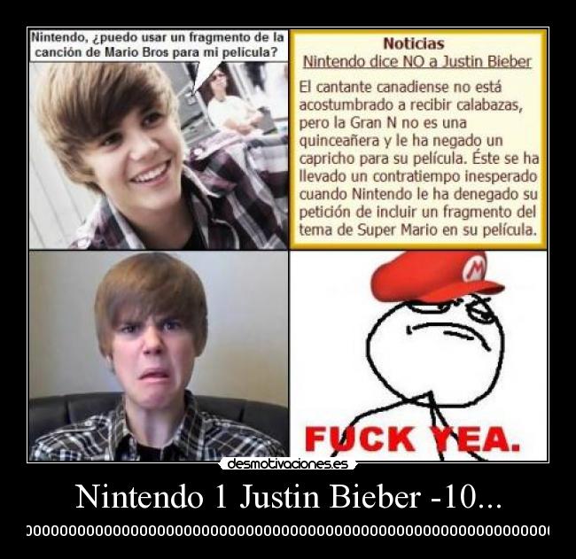 Nintendo 1 Justin Bieber -10... - 