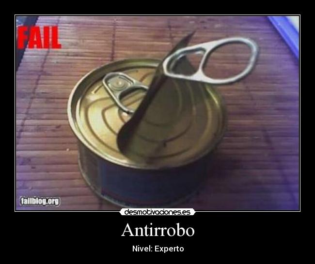 Antirrobo - Nivel: Experto