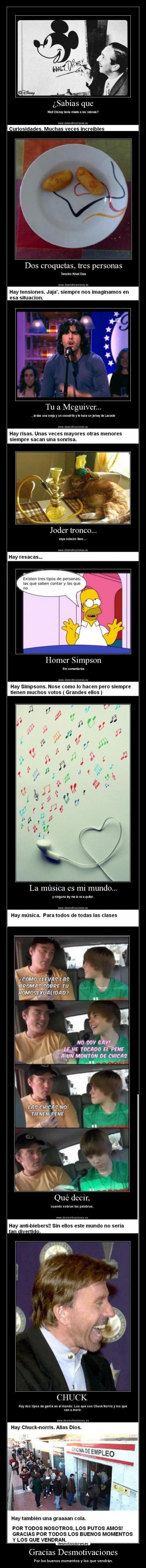 Gracias Desmotivaciones - Por los buenos momentos y los que vendrán.