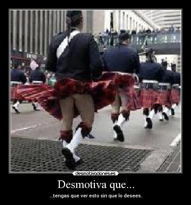 Desmotiva que... - ...tengas que ver esto sin que lo desees.