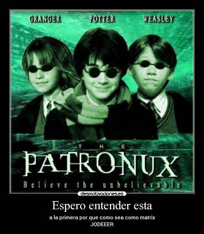 Espero entender esta -