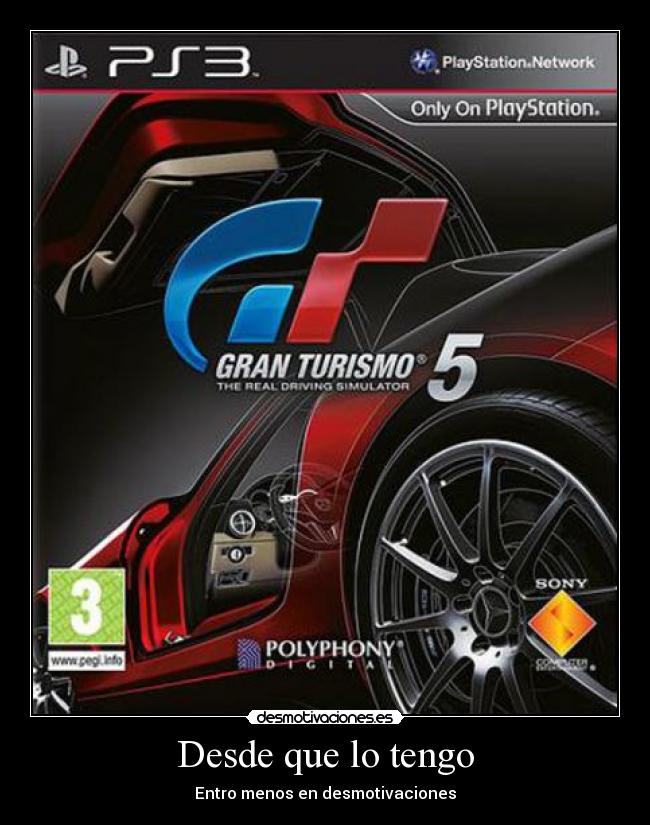 Desde que lo tengo - Entro menos en desmotivaciones