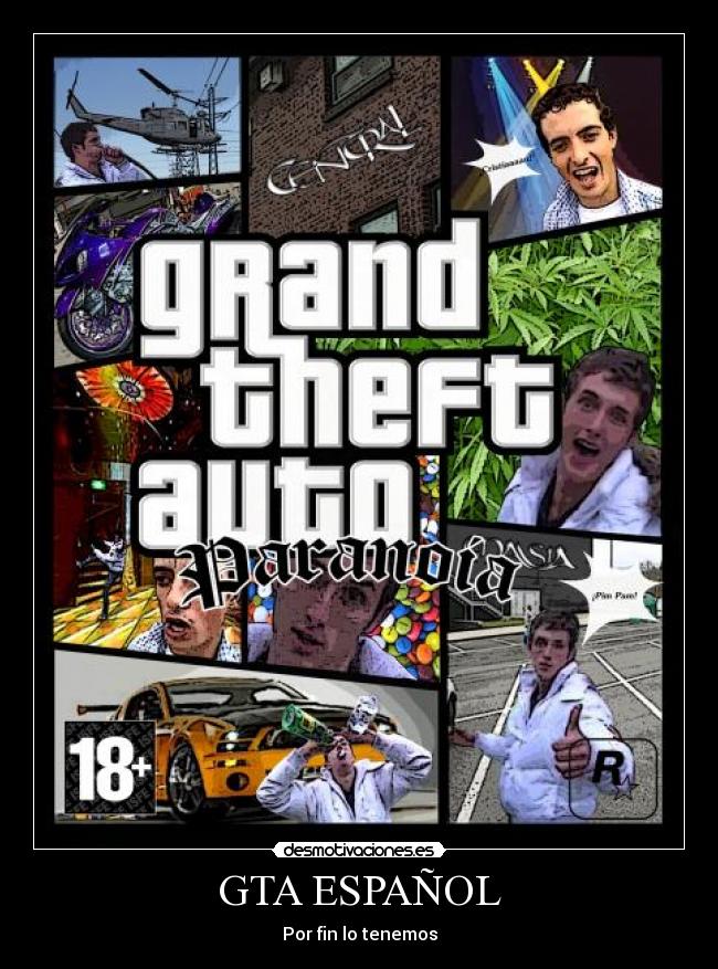 carteles gta espanol desmotivaciones