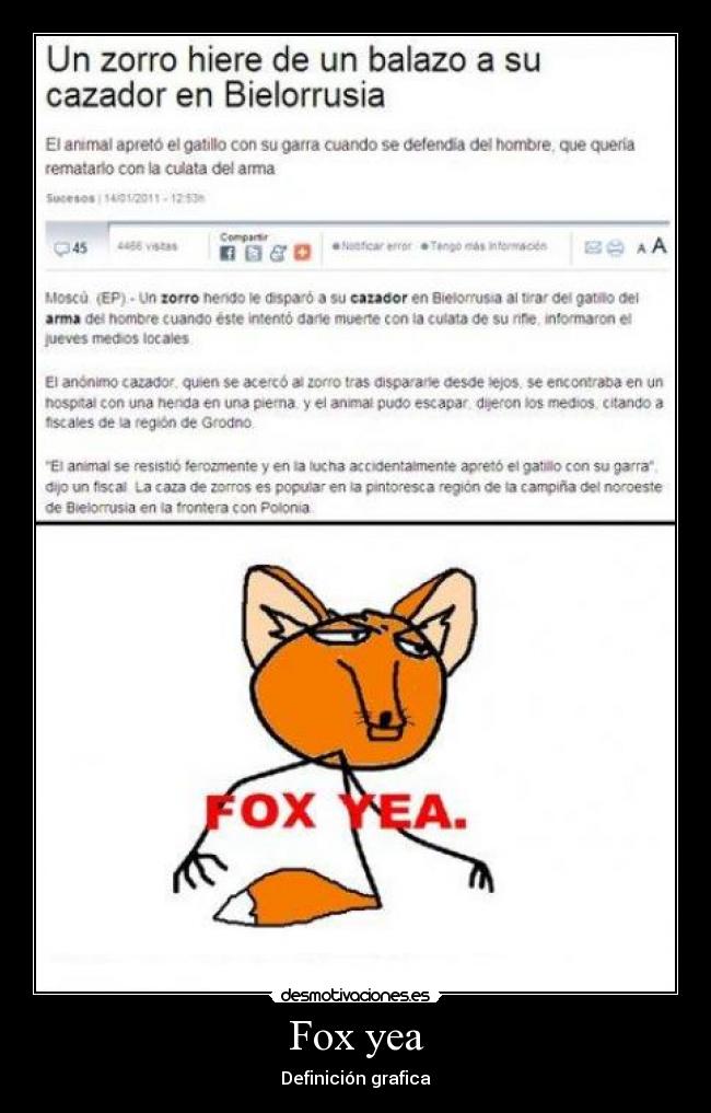 Fox yea - Definición grafica
