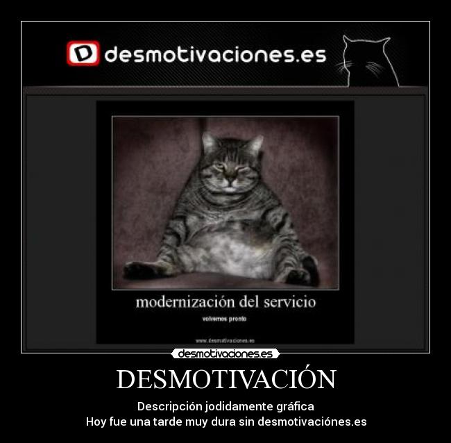 DESMOTIVACIÓN -