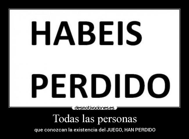 Todas las personas - 