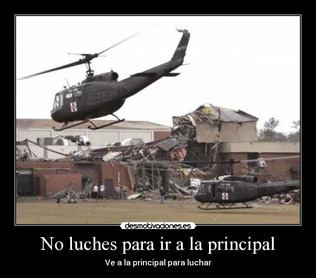 No luches para ir a la principal - 