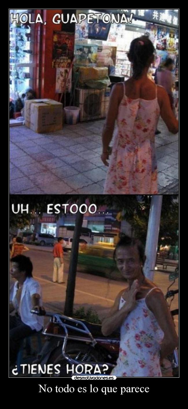 No todo es lo que parece -