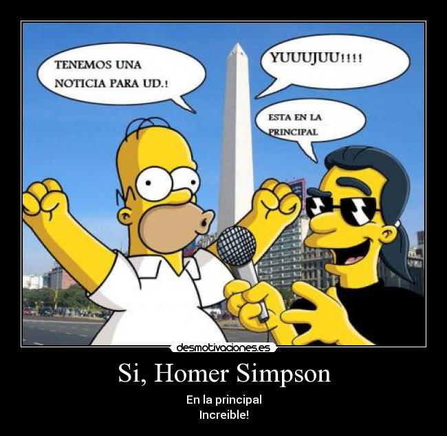 carteles homer simpson principal desmotivaciones