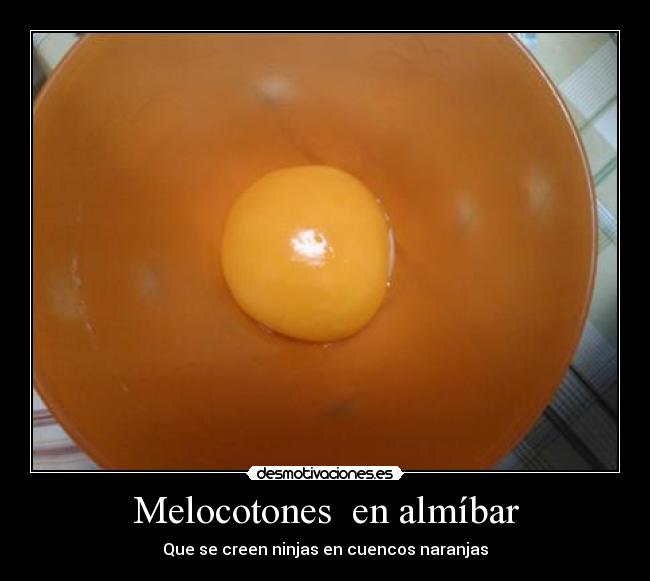 Melocotones en almíbar -