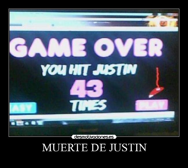 MUERTE DE JUSTIN - 